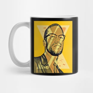 Malcolm X Yellow Mug